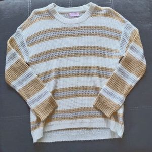 LIKE NEW Brown Striped Sweater